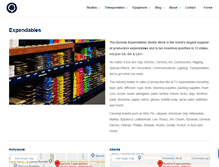 Tablet Screenshot of expendables.com